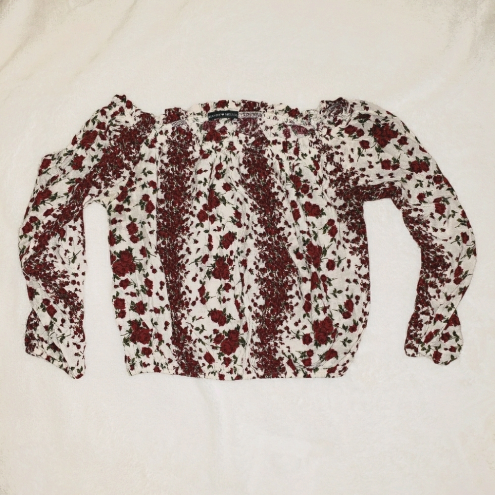 SALE! 🚩 Brandy Melville - Floral Crop Top